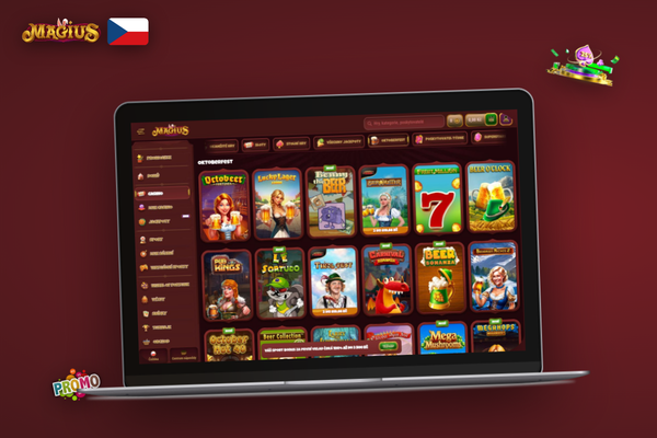Stažení Magius Casino přes QR kód nasnímaný mobilem z obrazovky notebooku