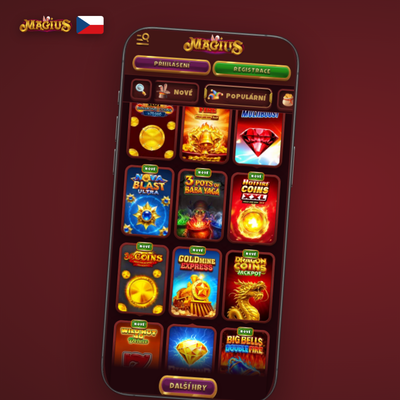 Mobilní aplikace Magius Casino nabízí přes 11 000 slotů a karetních her