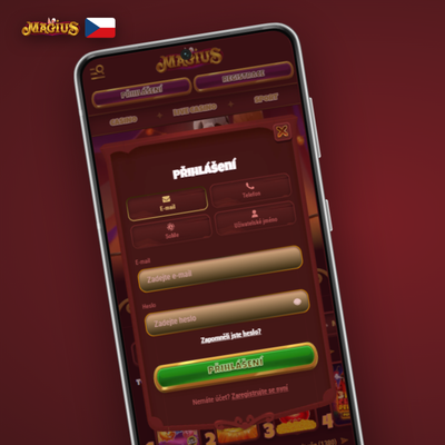 Registrace e-mailem v Magius Casino – potvrzení adresy jediným kliknutím
