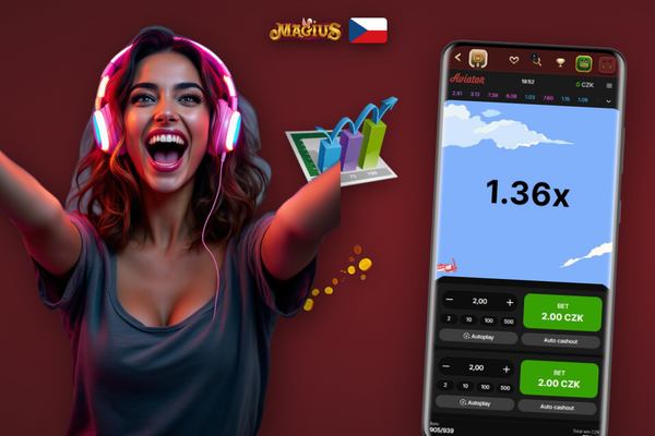 Spribe studio, tvůrce Aviatoru dostupného v Magius Casino, na moderním herním pozadí