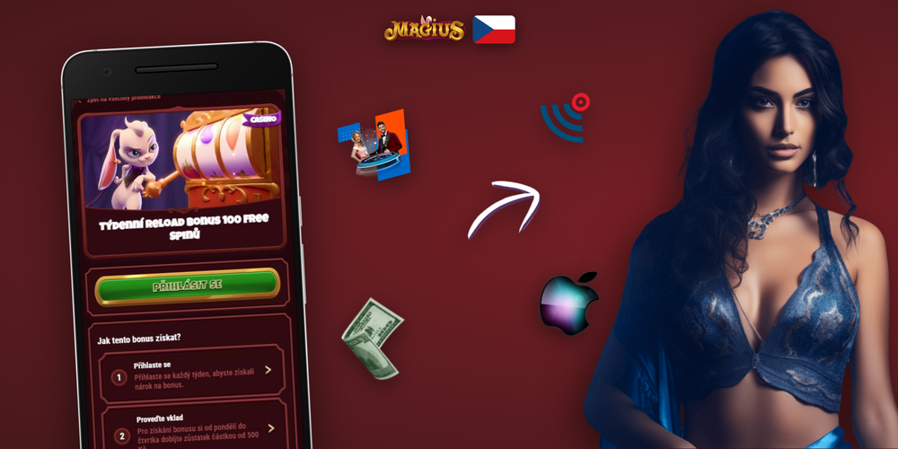 Tři kroky aktivace bonusu v Magius Casino: kód MAGICZ7, vklad a připsání odměny