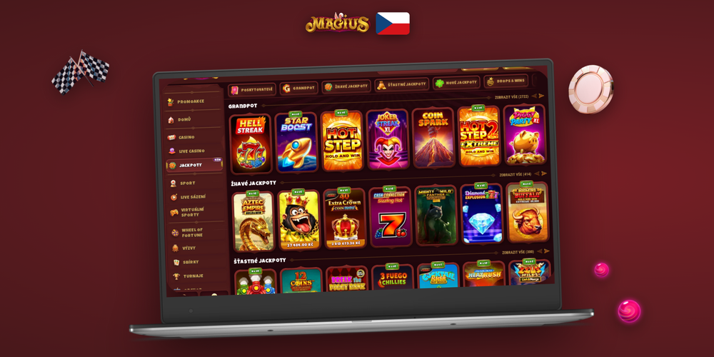 Magius Casino pro počítač i mobil – jednotná lobby na třech zařízeních