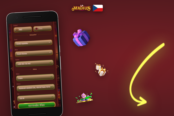Uvítací bonus Magius Casino: 100 % až 12 500 Kč a 200 volných zatočení